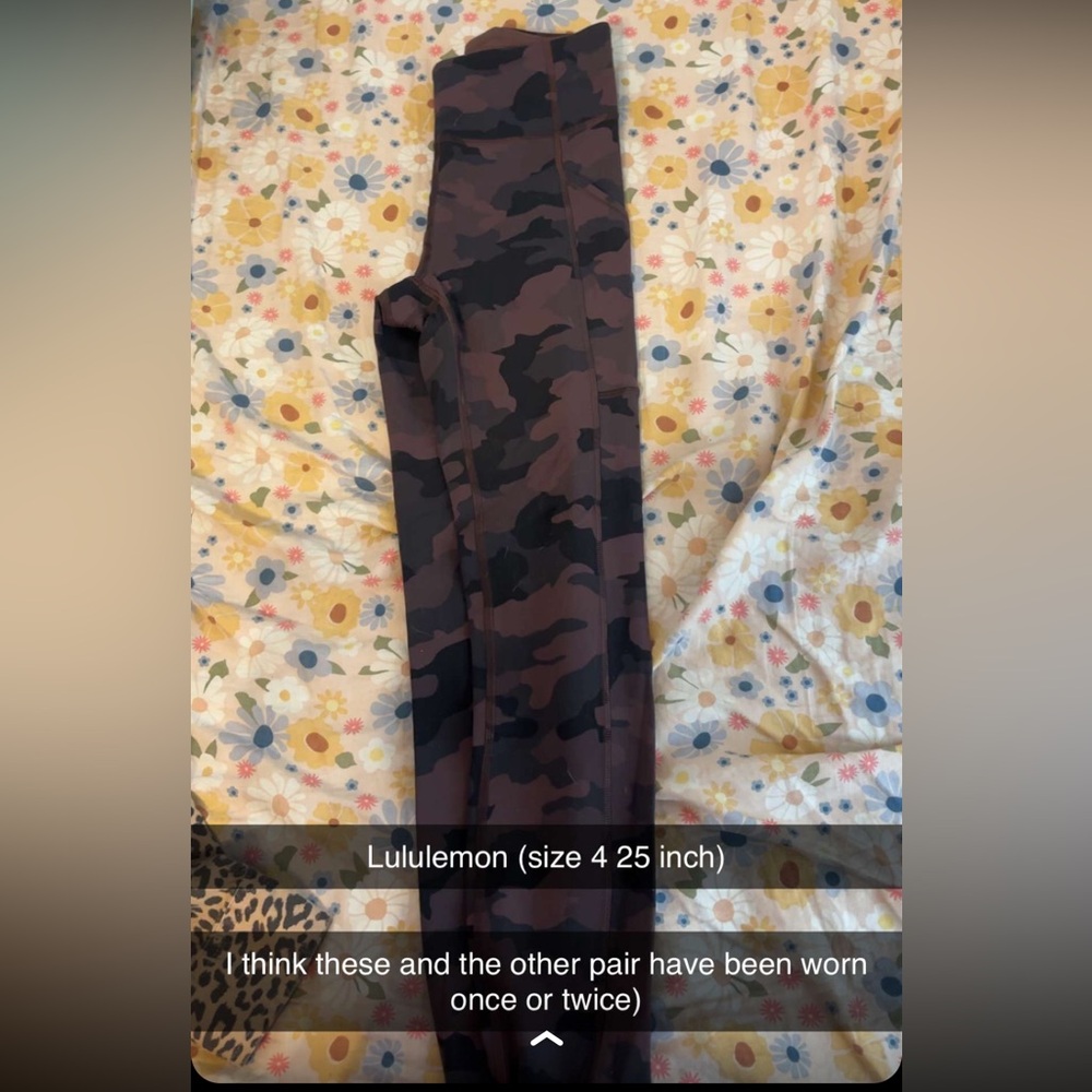 Camo Lululemon Leggings
